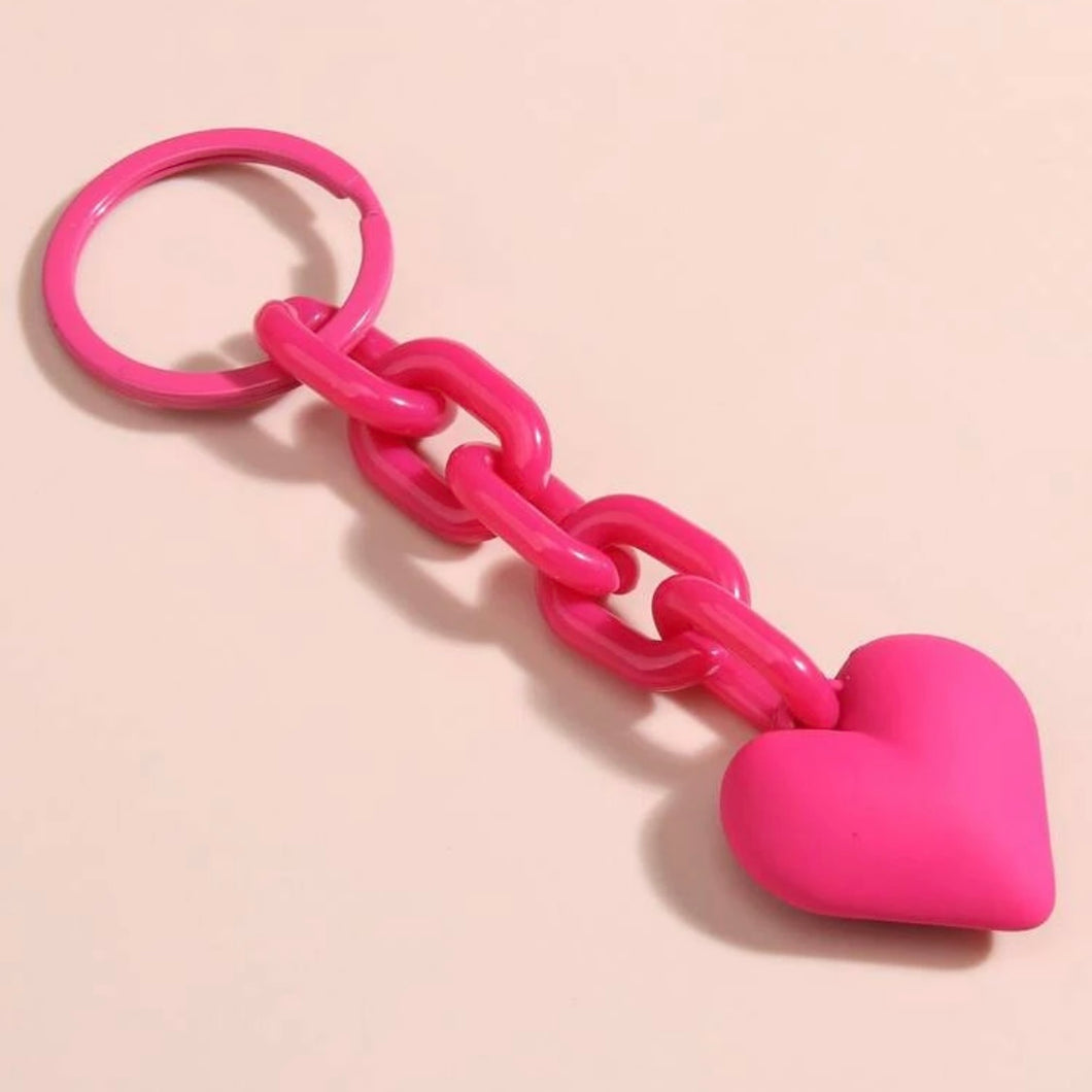 Heart keychain