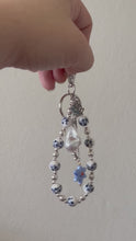 Load and play video in Gallery viewer, Silver keychain
